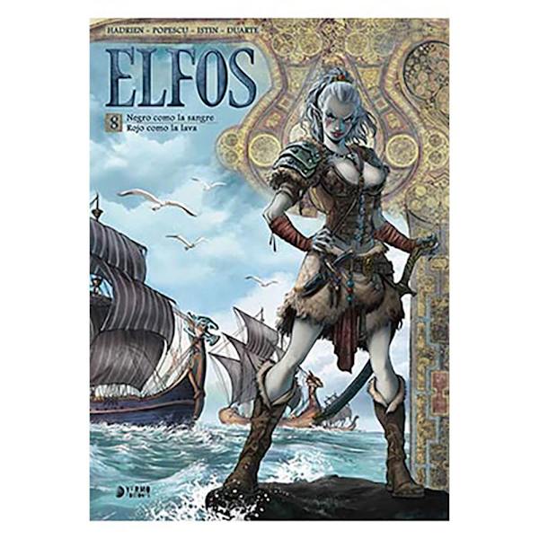 Yermo Ediciones Y Publicaciones Elfos 08 Negro Como La Sangre/ Rojo Como La Lava Serietidning  Spanish
