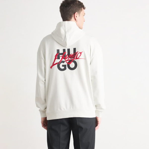 Hugo Dlogolong 10249110 Tröja Vit 2XL Man