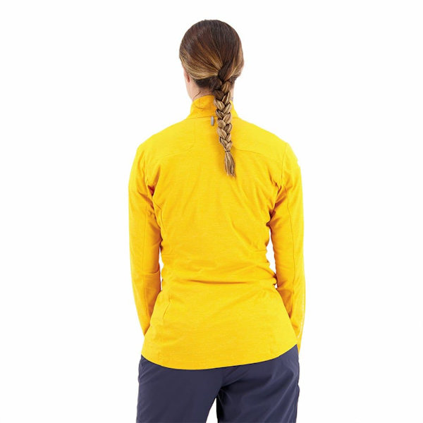 Haglofs L.i.m Strive Mid Halv Lynlås Sweatshirt Gul S Kvinde