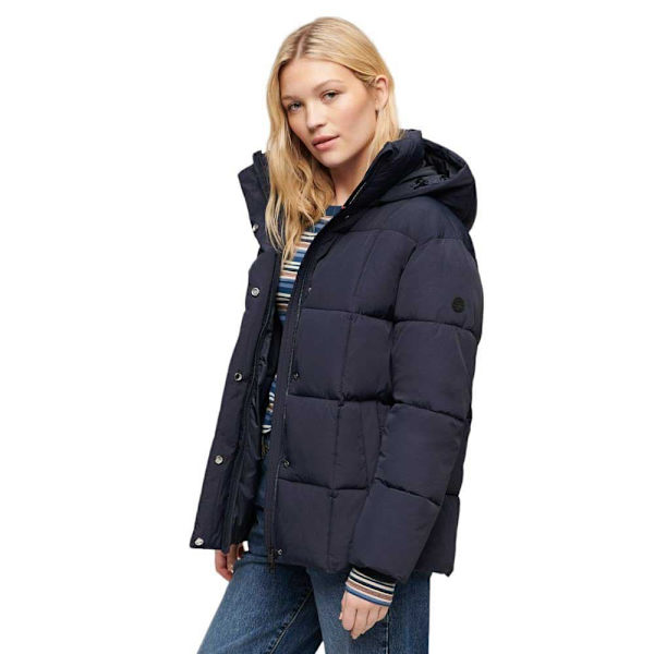 Superdry Montpellier Duvet Jacka Svart S Kvinna