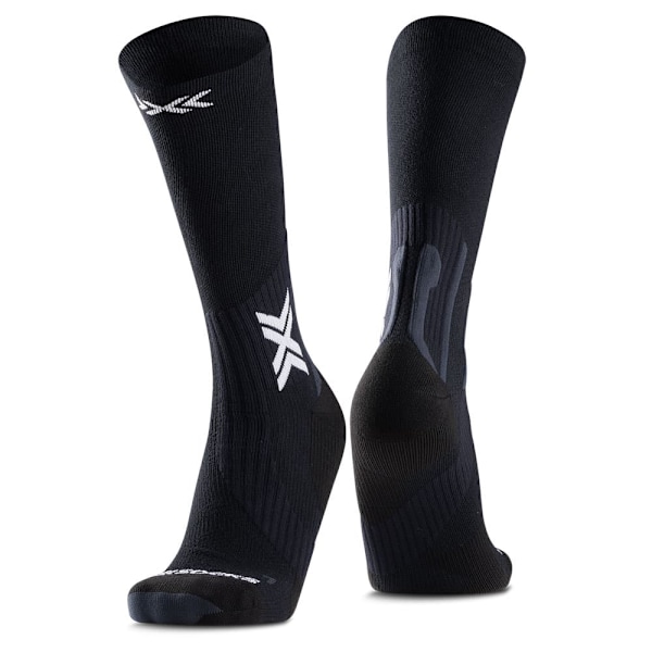X-socks Run Perform Warm Crewsokker Sort EU 39-41 Mand