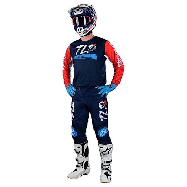 Troy Lee Designs Pitkähihainen T-paita Gp Pro Partical Sininen M Mies