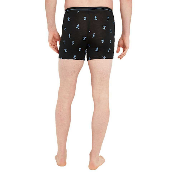 Icebreaker Merino 150 Anatomica Ski Day Bokser Sort S Mand