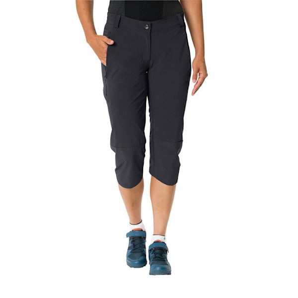 Vaude Bike Yaras 3/4 Cykelshorts Uden Seler Sort 36 Kvinde