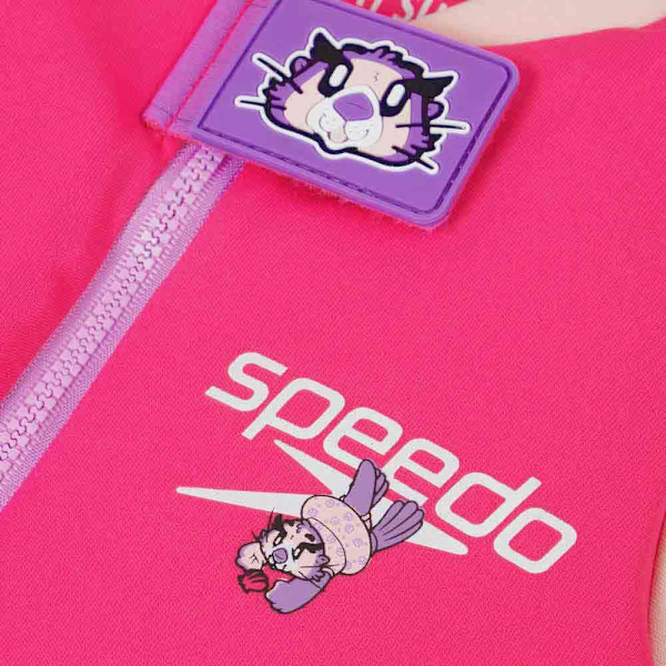 Speedo Floatsuit Learn To Swim Character Printed Rosa 24 Months-3 Years