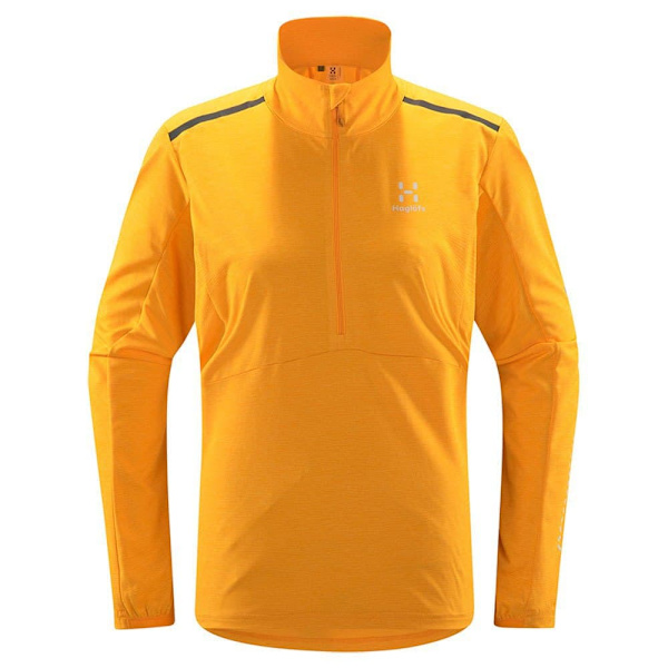 Haglofs L.i.m Strive Mid Halv Lynlås Sweatshirt Gul S Kvinde