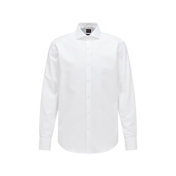 Boss Skjorte P-joe Spread Hvid 45 / Regular Mand
