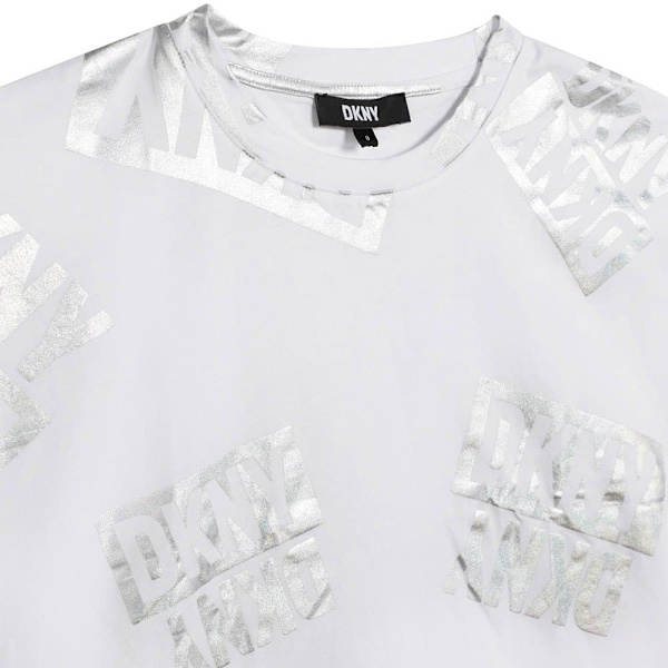 Dkny Lyhythihainen T-paita D35s77 Valkoinen 16 Years