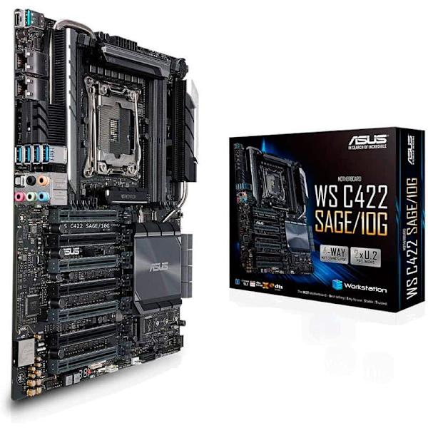 Asus Bundkort Ws C422 Sage/10g Sort