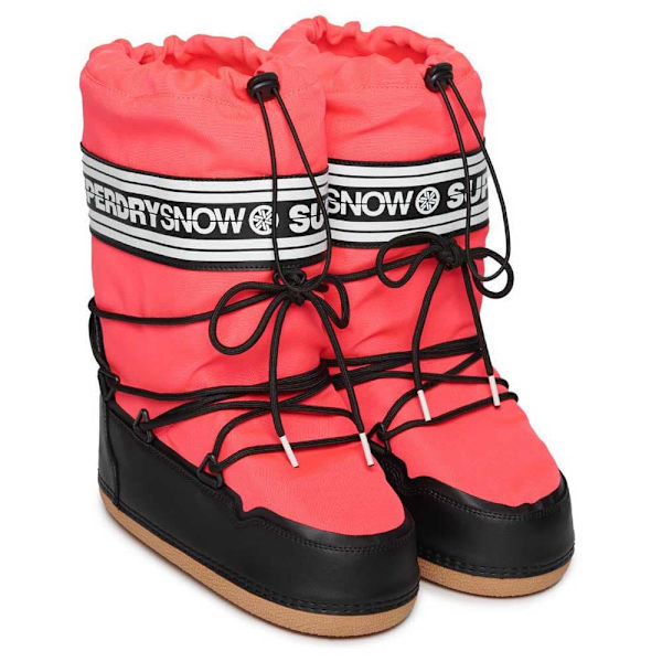 Superdry Snow Boot Lumisaappaat Pinkki EU 36-37 Nainen