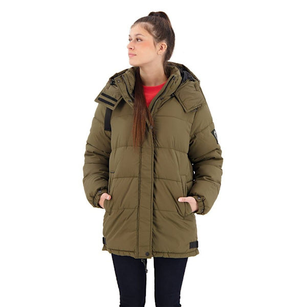 Superdry Jacka Expedition Cocoon Brun L Kvinna
