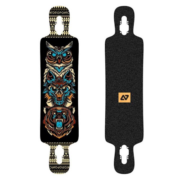 Hydroponic Drop Through Dt 3.0 Animals 39x8.75´´ Longboard Däck Guld