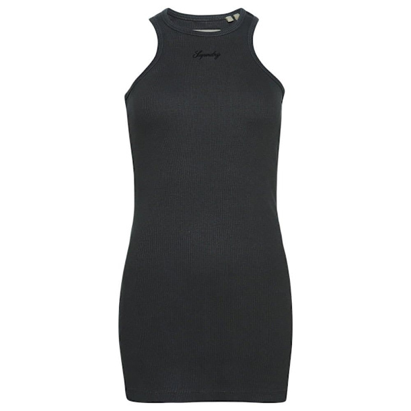 Superdry Kjole Code Sl Essential Tank Grå L Kvinde