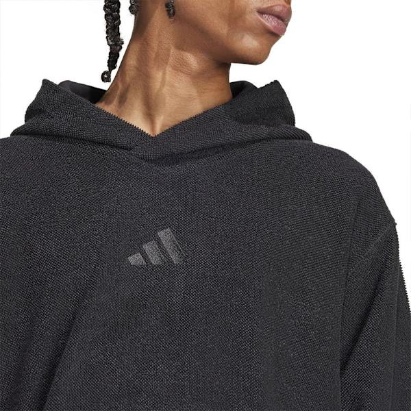 Adidas Elevated All Szn Terry Loop Hættetrøje Sort L / Regular Mand