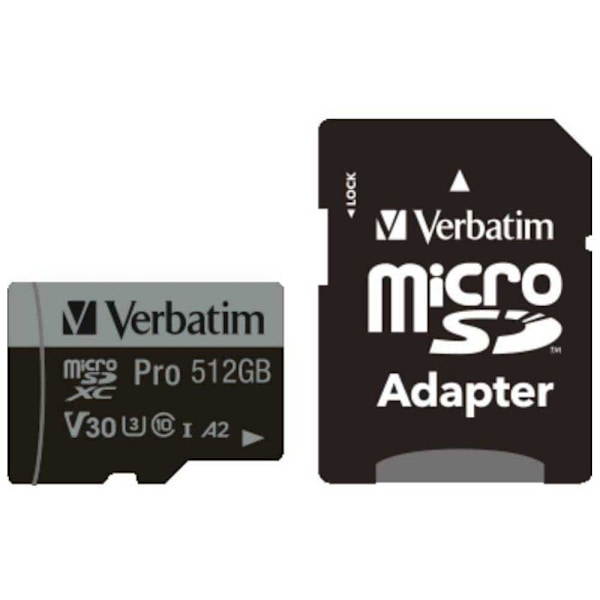 Verbatim Minneskort Microsdxc Pro 512gb