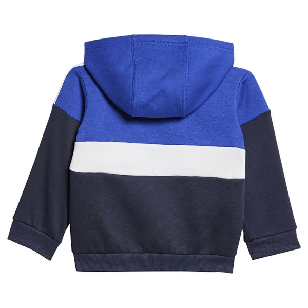 Adidas Tiberio 3 Stripes Colorblock Fleece Träningsdräkt Blå 3-6 Months Pojke