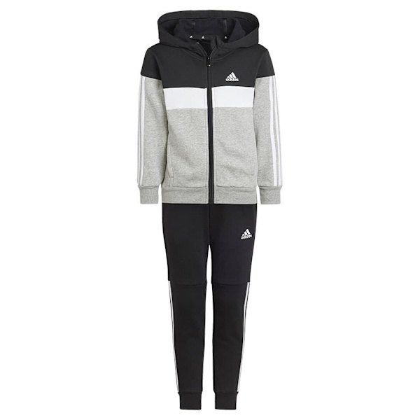 Adidas Stripes Colorblock Fleece Træningsdragt Tiberio 3 Grå 3-4 Years