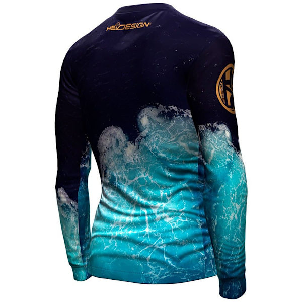Hotspot Design Langærmet T-shirt Ocean Performance Hotspot Blå 3XL Mand