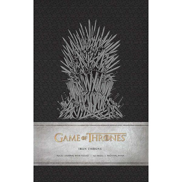 Insight Iron Throne 21 Cm Game Of Thrones Notebook Grå