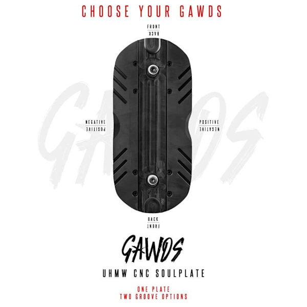 Gawds Uhmw Soulplate Basplatta För Inline-skates  S-M