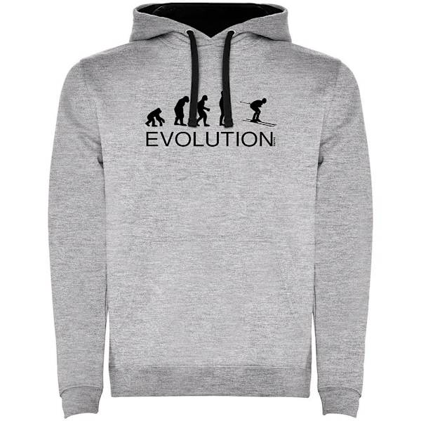 Kruskis Hættetrøje Evolution Ski Two-colour Grå 3XL Mand