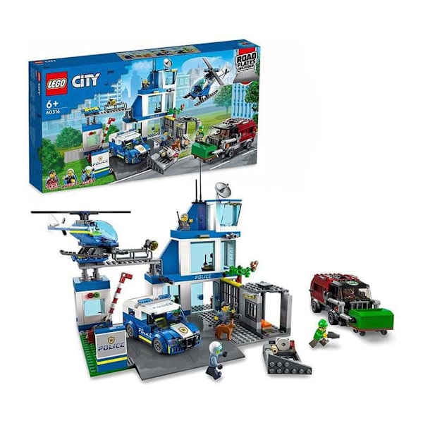 Lego Polisstation Flerfärgad
