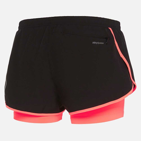 Macron Tricia 2.5 Micro 2-i-1 Shorts Orange L Kvinde