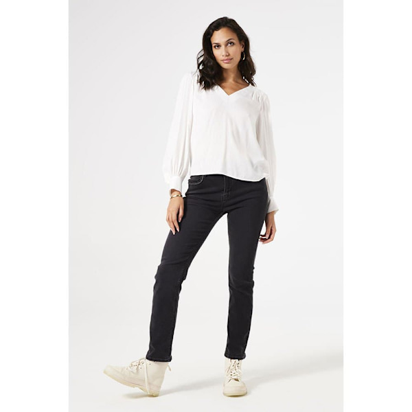 Garcia T40235 Blus Med Lång ärm Vit L Kvinna
