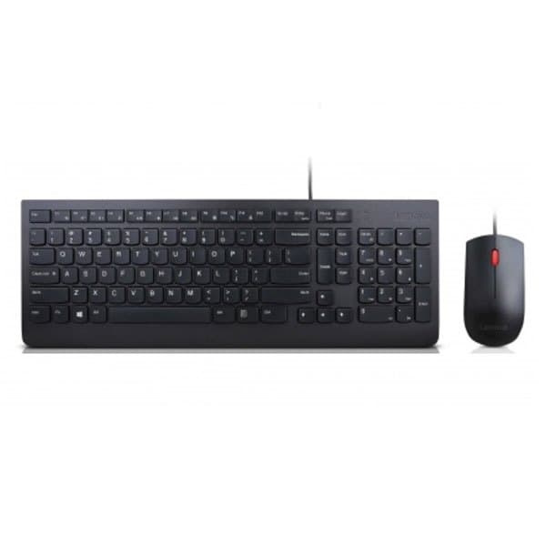 Lenovo Idg Trådløst Tastatur Og Mus Essential Sort Spanish QWERTY