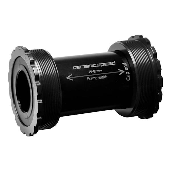 Ceramicspeed Belagte Bundbeslagskopper T47/86 Shimano Sort 85.5/86 mm