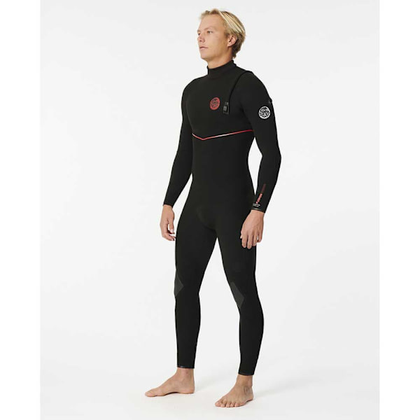 Rip Curl Langærmet Neoprendragt Uden Lynlås Fbomb Fusion 3/2 Mm Sort MS