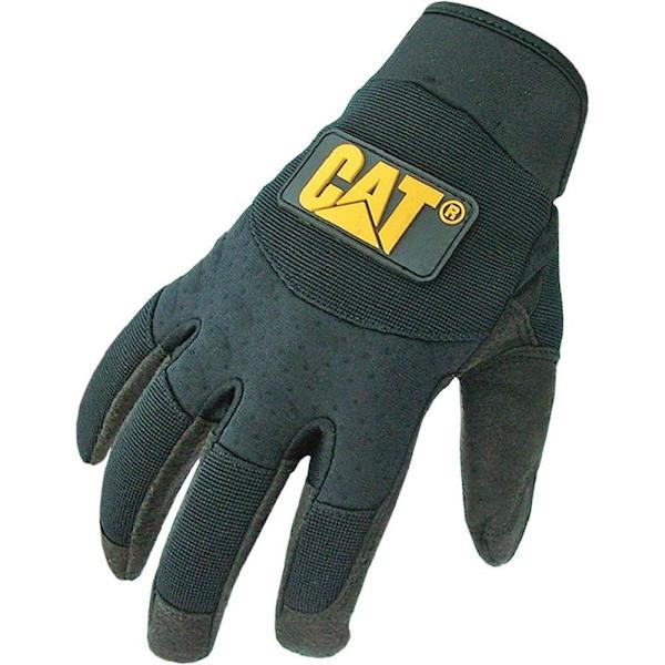 Caterpillar Slidstærk Mekanisk Læderhandske Med Polstret Håndflade Cat012211l  L
