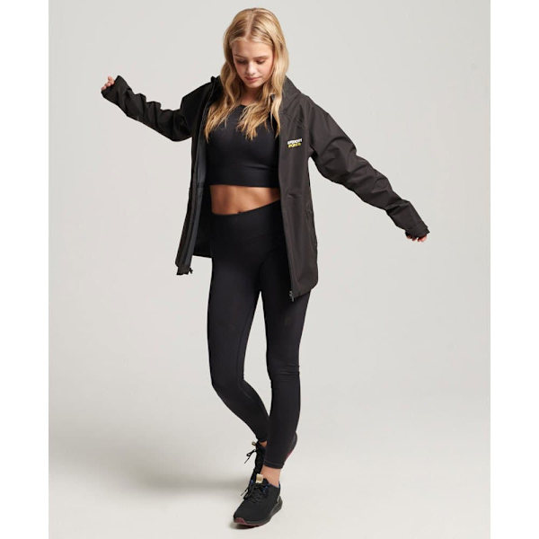 Superdry Jacka Waterproof Svart XS Kvinna
