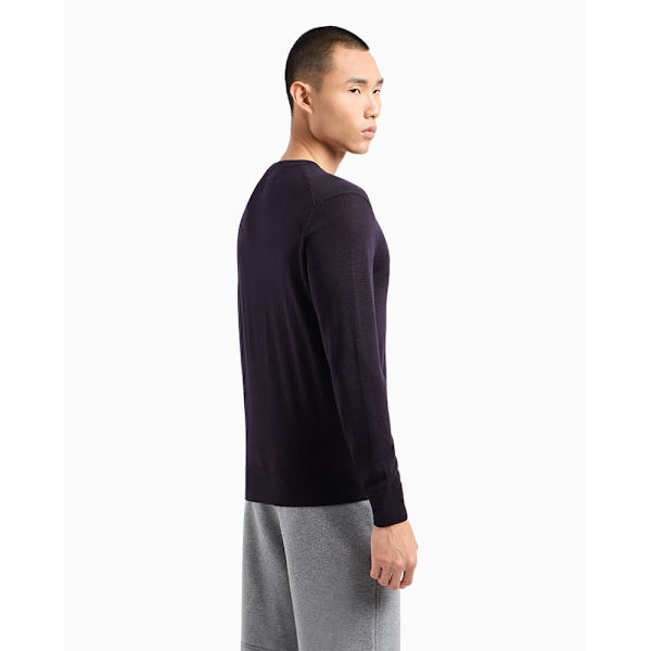 Armani Exchange 8nzm4r_zm8az Neulepaita Musta L Mies