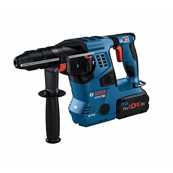 Bosch Professional Batteri Hammare Gbh 18v 28cf 2x8.0pc Gal 1880 Gde18v L-boxx Silver