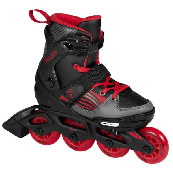 Playlife Inline Skøjter Dark Breeze Sort EU 28-32