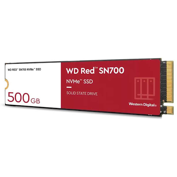 Western Digital Hårddisk Ssd M. Red Sn700 500gb 2 Röd