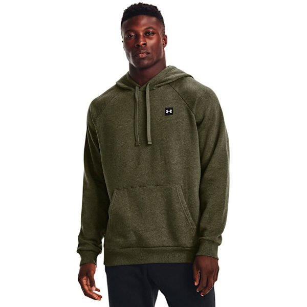 Under Armour Hættetrøje Rival Fleece Grøn S / Regular Mand