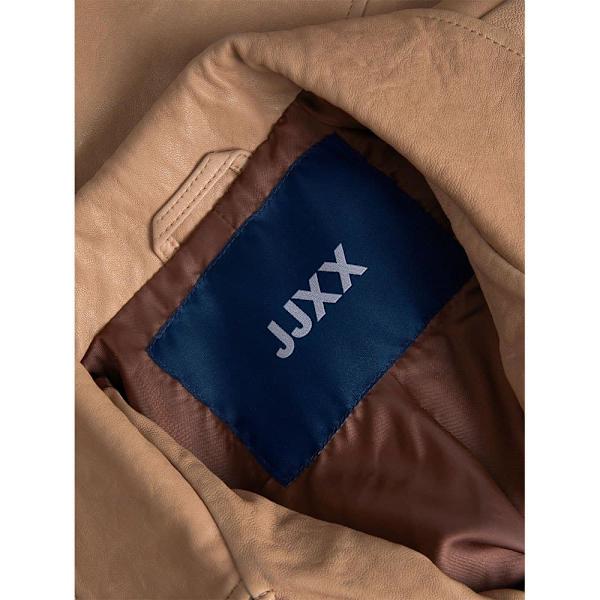 Jack & Jones Læderjakke Holly Biker Beige L Kvinde