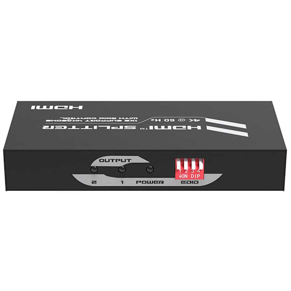 Euroconnex Hdmi Splitter 0350 1x2 4k 60hz Sort