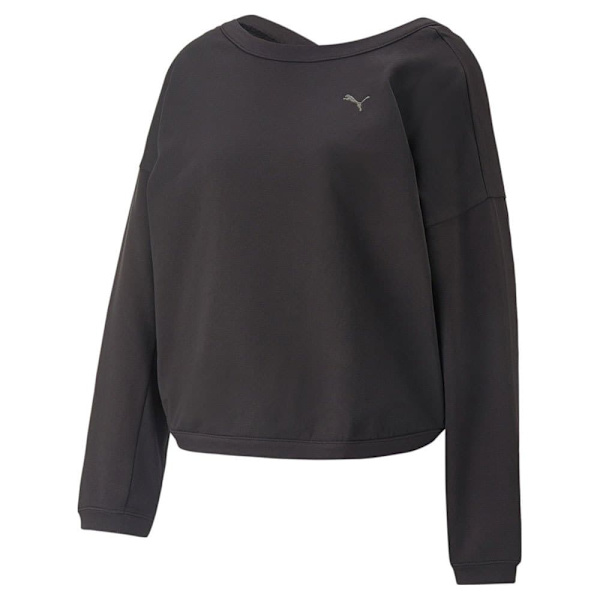 Puma Tröja Studio Plastic Free Svart M Kvinna