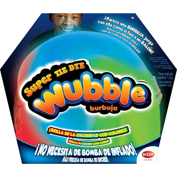 Wubble Tyde Dye Glow In The Dark Nyckelring