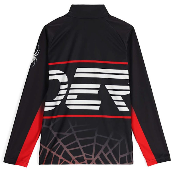 Spyder Half Zip Fleece Web Musta S
