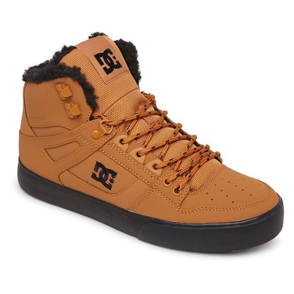 Dc Shoes Skoe Pure High Top Wc Wnt Brun EU 40 1/2 Mand