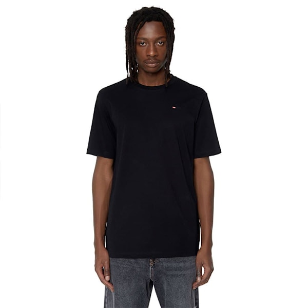 Diesel Kortærmet T-shirt Just Microdiv Sort M Mand