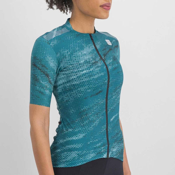 Sportful Cliff Supergiara Lyhythihainen Pyöräilypaita Sininen XS Nainen