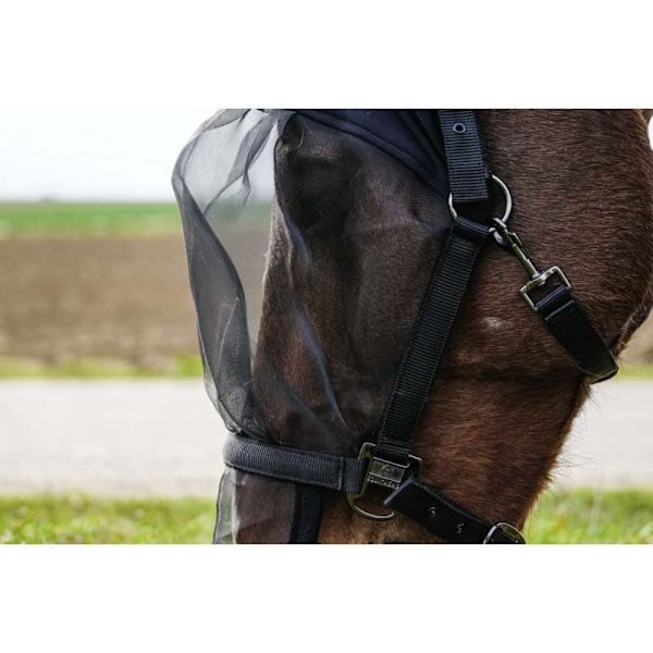 Equitheme Hållare+mask Anti Uv Svart Full