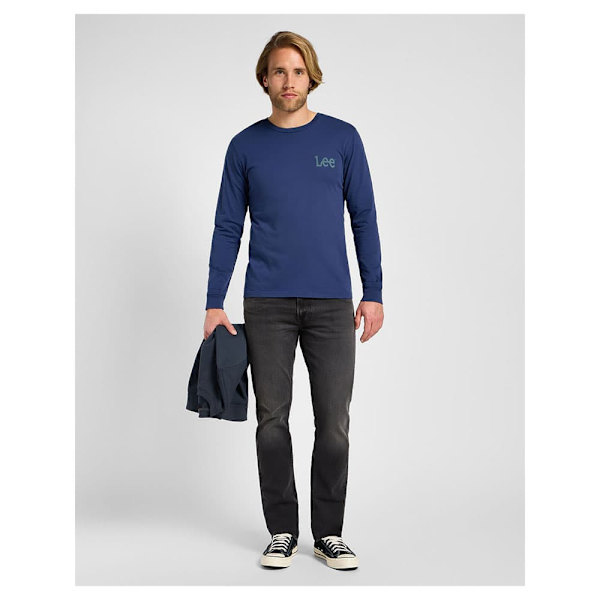 Lee Daren Zip Fly Jeans Sort 33 / 34 Mand