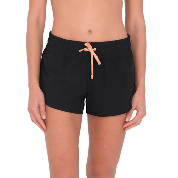 Hurley Sweat Shorts Side Inset Svart S Kvinna