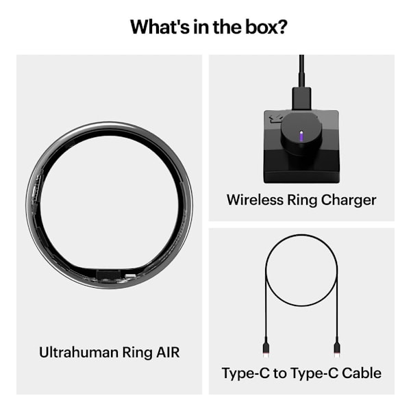 Ultrahuman Air Smart Aktivitetsring Søvfarvet 11 / 66-67 mm